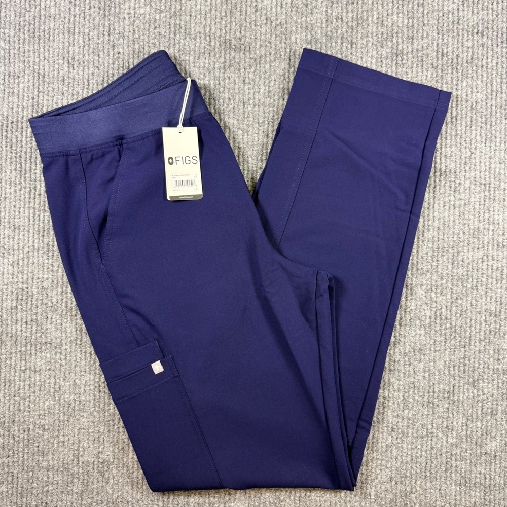 FIGS Mens Axim 2.0 Cargo Scrub Pants Navy Blue Technical Collection T2001 Large